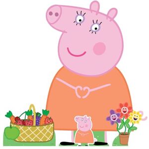 STAR CUTOUTS SC4526 Peppa Mummy Pig Cardboard Cutout Happy Peppa Pig Party Supplies 4PCS Peppa Pig Theme, For A Happy Birthday & Room Decorations for Kids Boys Girls – Tallest Cutout Height 95cm STAR CUTOUTS SC4526 Peppa Mummy Pig Cardboard Cutout Happy Peppa Pig Party Supplies 4PCS Peppa Pig Theme, For A Happy Birthday & Room Decorations for Kids Boys Girls – Tallest Cutout Height 95cm
