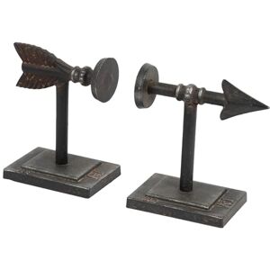 Creative Labs Bronze Arrow Shaped Cast Iron Bookends (Set of 2 Pieces) Creative Labs Bronze Arrow Shaped Cast Iron Bookends (Set of 2 Pieces)
