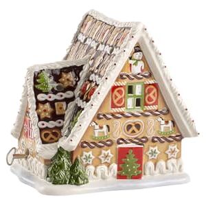 Villeroy & Boch – Christmas Toys Music Box Gingerbread Shape, Plays Let it Snow, Chrismas Decorations, Indoor Decoration Christmas, Porcelain Villeroy & Boch – Christmas Toys Music Box Gingerbread Shape, Plays Let it Snow, Chrismas Decorations, Indoor Decoration Christmas, Porcelain