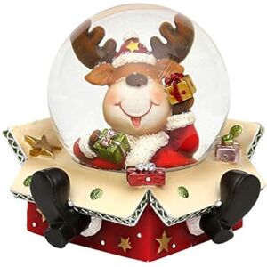 Dekohelden24 Snow Globe Original and Fun, Size Approx: 6.5 x 6 cm; 4.5 cm Diameter Ø 6,5 cm Reno Dekohelden24 Snow Globe Original and Fun, Size Approx: 6.5 x 6 cm; 4.5 cm Diameter Ø 6,5 cm Reno