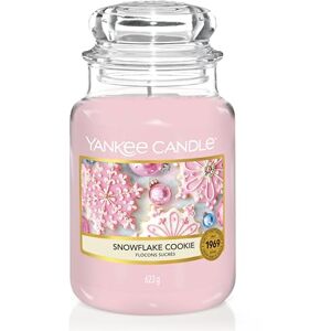 Yankee Candle Scented Candle Snowflake Cookie Large Jar Candle Long Burning Candles: up to 150 Hours Perfect Gifts for Women Yankee Candle Scented Candle Snowflake Cookie Large Jar Candle Long Burning Candles: up to 150 Hours Perfect Gifts for Women
