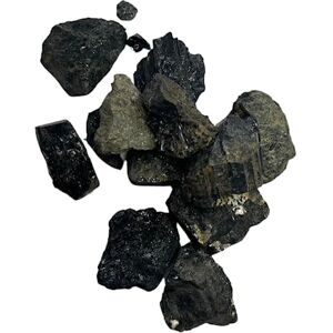VIE Raw Rough Cut Crystals, 2-4cm, Pack of 12, Black Tourmaline VIE Raw Rough Cut Crystals, 2-4cm, Pack of 12, Black Tourmaline
