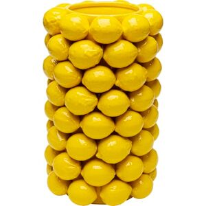 KARE Design Deco Vase Lemon Juice, Yellow, Decorative Vase, for Flowers, Modern, Room Decor, Home Decor Table Decoration for Living Room, Bedroom, Home Office, 43x26x26 cm (H/W/D) KARE Design Deco Vase Lemon Juice, Yellow, Decorative Vase, for Flowers, Modern, Room Decor, Home Decor Table Decoration for Living Room, Bedroom, Home Office, 43x26x26 cm (H/W/D)