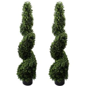 Leaf Artificial Topiary Tree Pairs Leaf Artificial Topiary Tree Pairs