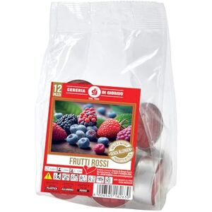 Cereria di Giorgio Scented Tealight Berries 12 Pieces Allergen-Free Cereria di Giorgio Scented Tealight Berries 12 Pieces Allergen-Free