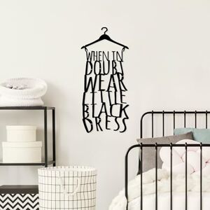 Hanah Home Stylish Black Decorative Metal Wall Accessory, 32 x 70 cm, 100% Metal, 1.5 mm Thick, Lightweight & Easy to Hang, Perfect for Modern Decor Hanah Home Stylish Black Decorative Metal Wall Accessory, 32 x 70 cm, 100% Metal, 1.5 mm Thick, Lightweight & Easy to Hang, Perfect for Modern Decor