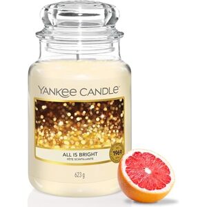 Yankee Candle Scented Candle All is Bright Large Jar Candle Long Burning Candles: up to 150 Hours Yankee Candle Scented Candle All is Bright Large Jar Candle Long Burning Candles: up to 150 Hours