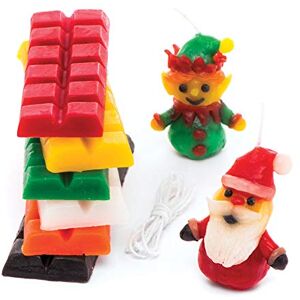 Baker Ross Christmas Candle Making Kit, for Kids Christmas Crafts and Decorations (240G of Candle Wax Per Kit) Baker Ross Christmas Candle Making Kit, for Kids Christmas Crafts and Decorations (240G of Candle Wax Per Kit)