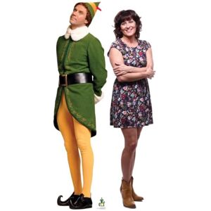 STAR CUTOUTS SC1696 Buddy Elf Waiting For Christmas Lifesize Cardboard Cutout Festive Party Decoration STAR CUTOUTS SC1696 Buddy Elf Waiting For Christmas Lifesize Cardboard Cutout Festive Party Decoration