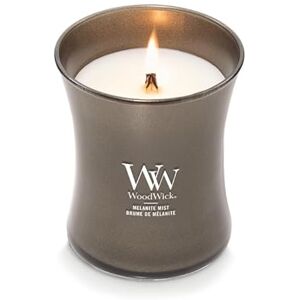 Woodwick Scented Candle with Crackling Wick Melanite Mist Medium Hourglass Candle Long Burning Candles: Up to 60 Hours Perfect Gifts for Women Woodwick Scented Candle with Crackling Wick Melanite Mist Medium Hourglass Candle Long Burning Candles: Up to 60 Hours Perfect Gifts for Women