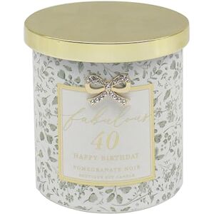 L & P Home & Gifts Lesser & Pavey Happy Birthday 40th Candle Madelaine by Hearts Design for Home & Decor Long Burning Aromatherapy Candle Set for Relaxation Large Scented Candles Birthday Gifts for Women & Men L & P Home & Gifts Lesser & Pavey Happy Birthday 40th Candle Madelaine by Hearts Design for Home & Decor Long Burning Aromatherapy Candle Set for Relaxation Large Scented Candles Birthday Gifts for Women & Men