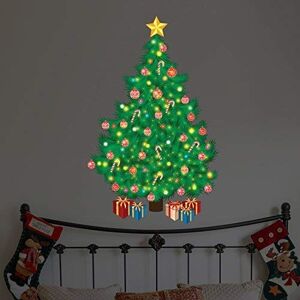WALPLUS Christmas Decorations Wall Stickers Magical Traditional Christmas Tree Wall Murals Decals Living Room Children Nursery School Restaurant Cafe Hotel Home Décor WALPLUS Christmas Decorations Wall Stickers Magical Traditional Christmas Tree Wall Murals Decals Living Room Children Nursery School Restaurant Cafe Hotel Home Décor