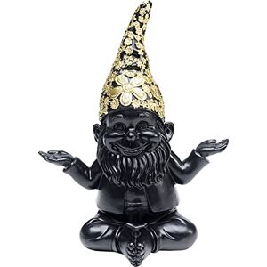 KARE Design Deco Figurine Gnome Meditation, Black, Elegant, Handmade, Deco Statue, Gift Idea, Decorative Home Accessories, Room Decor, Home Decor for Living Room, Bedroom, 19x15x10 cm KARE Design Deco Figurine Gnome Meditation, Black, Elegant, Handmade, Deco Statue, Gift Idea, Decorative Home Accessories, Room Decor, Home Decor for Living Room, Bedroom, 19x15x10 cm