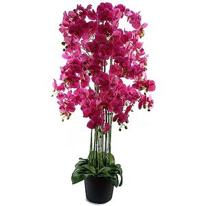 Botanik 150cm Giant Pink Orchid Plant Artificial 189 flowers REAL TOUCH Botanik 150cm Giant Pink Orchid Plant Artificial 189 flowers REAL TOUCH