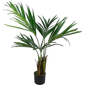 Leaf Large Artificial Tree, Silk, 120cm Kentia Palm Leaf Large Artificial Tree, Silk, 120cm Kentia Palm