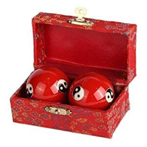lachineuse Set of Qi Gong Yin Yang Balls Chinese Anti-Stress Enamel Balls φ 40 mm Health Balls Zen Relaxation Gift Box Asian Japan China Feng Shui Object Red lachineuse Set of Qi Gong Yin Yang Balls Chinese Anti-Stress Enamel Balls φ 40 mm Health Balls Zen Relaxation Gift Box Asian Japan China Feng Shui Object Red