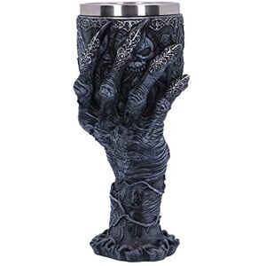 Nemesis Now Baphomet's Grasp Horror Hand Goblet Glass, Polyresin, Black and Silver, 18cm Nemesis Now Baphomet's Grasp Horror Hand Goblet Glass, Polyresin, Black and Silver, 18cm