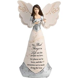 Pavilion Gift Company Elements 82328 Angel Figurine Holding Butterflies, Best Things In Life, 8-Inch , White Pavilion Gift Company Elements 82328 Angel Figurine Holding Butterflies, Best Things In Life, 8-Inch , White