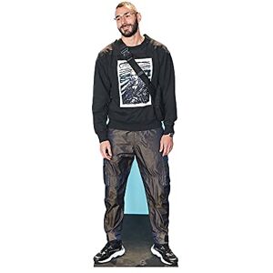 STAR CUTOUTS Ltd CS925 Karim Benzema Footballer Lifesize Cardboard Cutout with Free Mini Standee for France Fans & Parties, Multicolour STAR CUTOUTS Ltd CS925 Karim Benzema Footballer Lifesize Cardboard Cutout with Free Mini Standee for France Fans & Parties, Multicolour