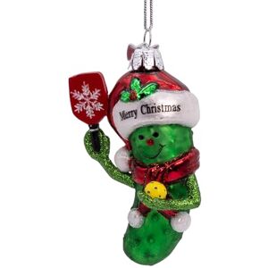 Kurt S. Adler Kurt Adler 3.5-inch Noble Gems™ Pickleball Pickle with Santa Ornament Kurt S. Adler Kurt Adler 3.5-inch Noble Gems™ Pickleball Pickle with Santa Ornament