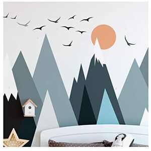 Ambiance Sticker s Scandinavian Parka Mountains Wall Decals, DIY Home Decor, Peel and Stick Removable Stickers, Waterproof and Self Adhesive Wall Art H60 x L115 CM Ambiance Sticker s Scandinavian Parka Mountains Wall Decals, DIY Home Decor, Peel and Stick Removable Stickers, Waterproof and Self Adhesive Wall Art H60 x L115 CM