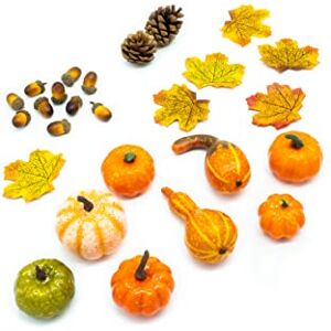 HEITMANN DECO Autumn Decoration Set, Orange/Brown, 1090587, Approx. 19 x 21 x 5.5 cm HEITMANN DECO Autumn Decoration Set, Orange/Brown, 1090587, Approx. 19 x 21 x 5.5 cm