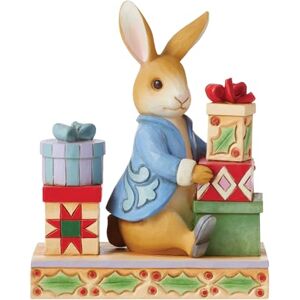 Enesco Jim Shore Peter With Presents Figurine Enesco Jim Shore Peter With Presents Figurine