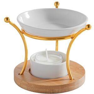 ZEN ARÔME Etna Fragrance Burner – Fragrance Burner – Wedding Metal Ceramic and Wood – Easy Aromatherapy – Scented Atmosphere – Refined Craft Object – Modern Scented Interior – 50 ml – H 10.5 cm – Zen'Arôme ZEN ARÔME Etna Fragrance Burner – Fragrance Burner – Wedding Metal Ceramic and Wood – Easy Aromatherapy – Scented Atmosphere – Refined Craft Object – Modern Scented Interior – 50 ml – H 10.5 cm – Zen'Arôme