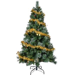 YEAUPE PRO Christmas Tree 6FT – 800 Tips Full & Realistic Green Xmas Tree with PVC Branches, Metal Stand – Christmas Tree for or Home, Office, Shops and Hotels (Christmas tree 180cm green and white) YEAUPE PRO Christmas Tree 6FT – 800 Tips Full & Realistic Green Xmas Tree with PVC Branches, Metal Stand – Christmas Tree for or Home, Office, Shops and Hotels (Christmas tree 180cm green and white)