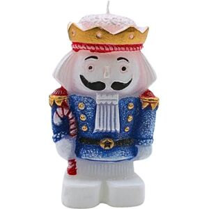 Dekohelden24 Decorative Candle as Nutcracker with Crown, Christmas Candle, Nutcracker Candle, Figure Candle as Nutcracker King in Blue, L/W/H 4 x 6.5 x 11.5 cm Dekohelden24 Decorative Candle as Nutcracker with Crown, Christmas Candle, Nutcracker Candle, Figure Candle as Nutcracker King in Blue, L/W/H 4 x 6.5 x 11.5 cm