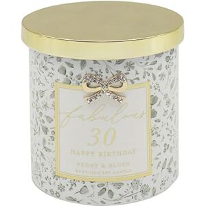 L & P Home & Gifts Lesser & Pavey Happy Birthday 30th Candle Madelaine by Hearts Design for Home & Decor Long Burning Aromatherapy Candle Set for Relaxation Large Scented Candles Birthday Gifts for Women & Men L & P Home & Gifts Lesser & Pavey Happy Birthday 30th Candle Madelaine by Hearts Design for Home & Decor Long Burning Aromatherapy Candle Set for Relaxation Large Scented Candles Birthday Gifts for Women & Men