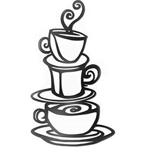 Vivegate Coffee Decorations 15"X9" Metal Art Wall Decor for Coffee Bar & Kitchen Vivegate Coffee Decorations 15"X9" Metal Art Wall Decor for Coffee Bar & Kitchen