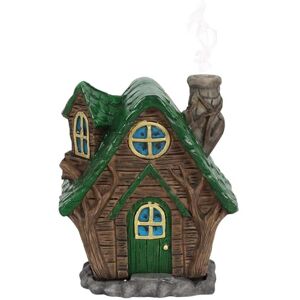 Lisa Parker Adorable Multicolor Woody Lodge Incense Cone Burner 12cm x 10cm (1 Pc) Unique & Intricately Designed Captivating Home Decor & Aromatherapy Experience Lisa Parker Adorable Multicolor Woody Lodge Incense Cone Burner 12cm x 10cm (1 Pc) Unique & Intricately Designed Captivating Home Decor & Aromatherapy Experience