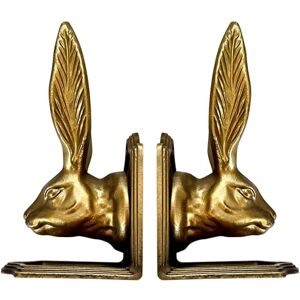 Fox Run Rabbit Decorative Bookend Set - Heavy Iron, 4.7"x4"x8.6" Fox Run Rabbit Decorative Bookend Set - Heavy Iron, 4.7"x4"x8.6"