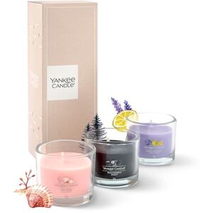 Yankee Candle Scented Candles Gift Set 3 Scented Mini Filled Votive Candles Soy Blend Wax Mix Perfect Gifts for Women Yankee Candle Scented Candles Gift Set 3 Scented Mini Filled Votive Candles Soy Blend Wax Mix Perfect Gifts for Women