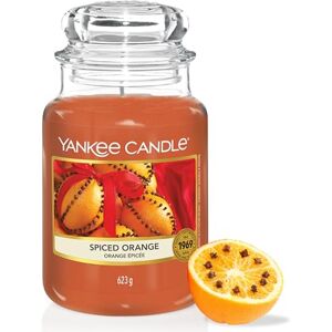 Yankee Candle Scented Candle Spiced Orange Large Jar Candle Burn Time: up to 150 Hours Perfect Gifts for Women Yankee Candle Scented Candle Spiced Orange Large Jar Candle Burn Time: up to 150 Hours Perfect Gifts for Women