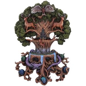 Nemesis Now Yggdrasil Wall Plaque 30.5cm, Resin, Designed by Anne Stokes, World Tree Wall Art, Inspired by Norse Mythology, Packaged in Gift Box, Cast in the Finest Resin, Expertly Hand-Painted Nemesis Now Yggdrasil Wall Plaque 30.5cm, Resin, Designed by Anne Stokes, World Tree Wall Art, Inspired by Norse Mythology, Packaged in Gift Box, Cast in the Finest Resin, Expertly Hand-Painted