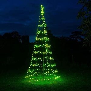 Noma Starry Nights Outdoor Pole App Controlled Christmas Tree, 216 Colour Changeable LED's, 2 m Noma Starry Nights Outdoor Pole App Controlled Christmas Tree, 216 Colour Changeable LED's, 2 m