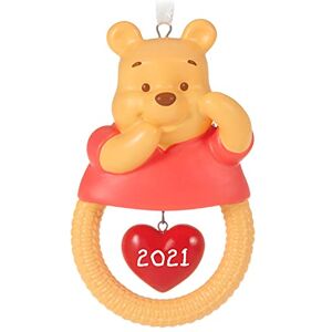 Hallmark Keepsake Christmas Ornament, Year Dated 2021, Disney Winnie The Pooh Baby's First Christmas, Porcelain Hallmark Keepsake Christmas Ornament, Year Dated 2021, Disney Winnie The Pooh Baby's First Christmas, Porcelain