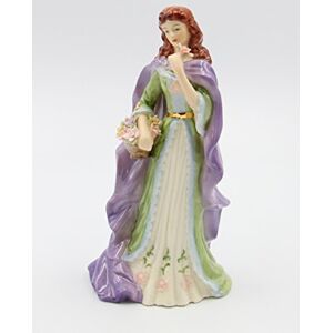 Cosmos Gifts Irish Lady Figurine, Porcelain, Purple Cosmos Gifts Irish Lady Figurine, Porcelain, Purple