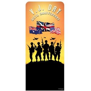 STAR CUTOUTS SC4630 VJ Day 80th Anniversary Soldier Silhouettes Backdrop Single Cardboard Cut Out Height 185cm Ideal for Parties & VJ Day Decorations STAR CUTOUTS SC4630 VJ Day 80th Anniversary Soldier Silhouettes Backdrop Single Cardboard Cut Out Height 185cm Ideal for Parties & VJ Day Decorations