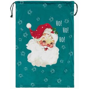 Evans Lichfield furn. Vintage Santa Printed Velvet Xmas Sack, Multicolour, 74 x 50cm Evans Lichfield furn. Vintage Santa Printed Velvet Xmas Sack, Multicolour, 74 x 50cm