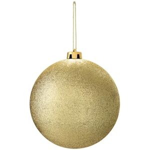WeRChristmas Gold Large Shatterproof Bauble WeRChristmas Gold Large Shatterproof Bauble