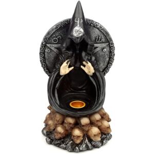 Puckator Black Magic Backflow Incense Burner Home Zen Meditation Decor Accessories Incense Waterfall Cone Burner Spiritual Feng Shui Gothic Goth Relaxation Gifts Gift Desk Ornaments Puckator Black Magic Backflow Incense Burner Home Zen Meditation Decor Accessories Incense Waterfall Cone Burner Spiritual Feng Shui Gothic Goth Relaxation Gifts Gift Desk Ornaments