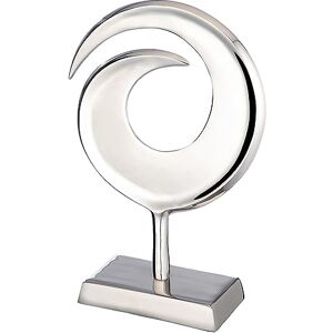 GILDE Decorative Sculpture, Aluminium, Silver, 39 x 29 x 9 cm GILDE Decorative Sculpture, Aluminium, Silver, 39 x 29 x 9 cm