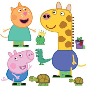 STAR CUTOUTS SC4524 Gerald, George and Candy Cat Peppa Pig Party Supplies Multi-Pack Cardboard Cutouts 8PCS Happy Birthday & Room Decorations for Kids Boys Girls – Tallest Cutout Height 86cm STAR CUTOUTS SC4524 Gerald, George and Candy Cat Peppa Pig Party Supplies Multi-Pack Cardboard Cutouts 8PCS Happy Birthday & Room Decorations for Kids Boys Girls – Tallest Cutout Height 86cm