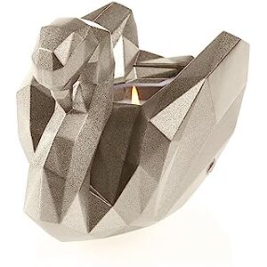 CONCRETTE Table Decoration Candle Holder Made of Concrete 17 x 11.2 x 14 cm Brass Decorative Candle Holder in the Shape of a Swan Candle Stand Candle Stand CONCRETTE Table Decoration Candle Holder Made of Concrete 17 x 11.2 x 14 cm Brass Decorative Candle Holder in the Shape of a Swan Candle Stand Candle Stand