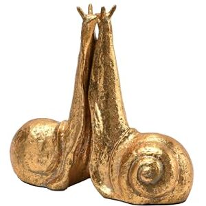 Creative Labs Cast Iron Snail, Set of 2, Gold Finish Bookend Creative Labs Cast Iron Snail, Set of 2, Gold Finish Bookend