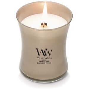 Woodwick Scented Candle with Crackling Wick Cypress Ore Medium Hourglass Candle Long Burning Candles: Up to 60 Hours Perfect Gifts for Women Woodwick Scented Candle with Crackling Wick Cypress Ore Medium Hourglass Candle Long Burning Candles: Up to 60 Hours Perfect Gifts for Women