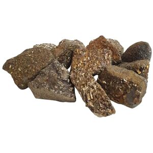 VIE Raw Rough Cut Crystals, 100-150g, Pack of 12, Pyrite VIE Raw Rough Cut Crystals, 100-150g, Pack of 12, Pyrite